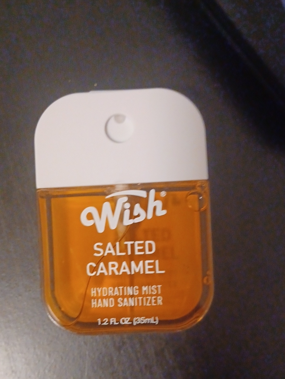 Wish Salted Caramel Hand Sanitizer - Amber & White
